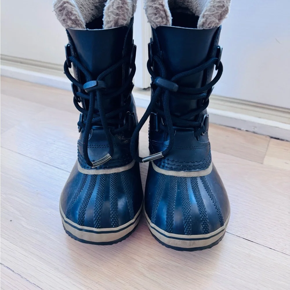 Sorel Yoot Pack TP Kids Snow Boots -Waterproof - Size 2 - Unisex - Black -